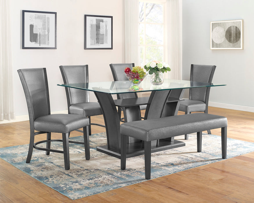 CAMELIA DINING TABLE GLASS TOP