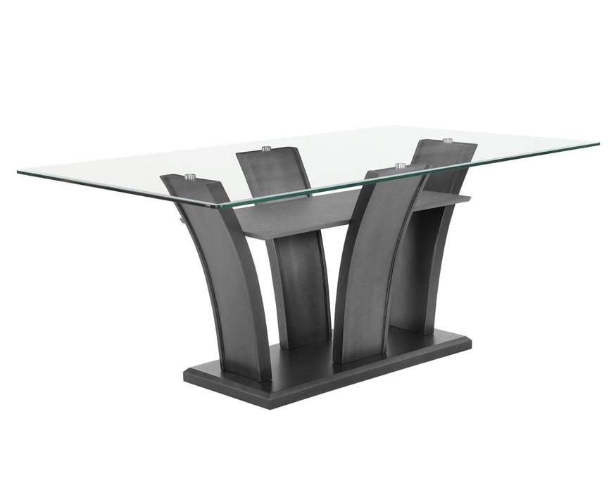 CAMELIA DINING TABLE GLASS TOP