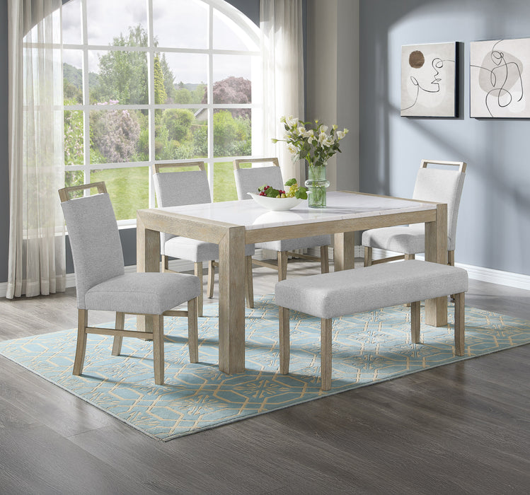 HAZEL GENUINE MARBLE DINING TABLE TOP