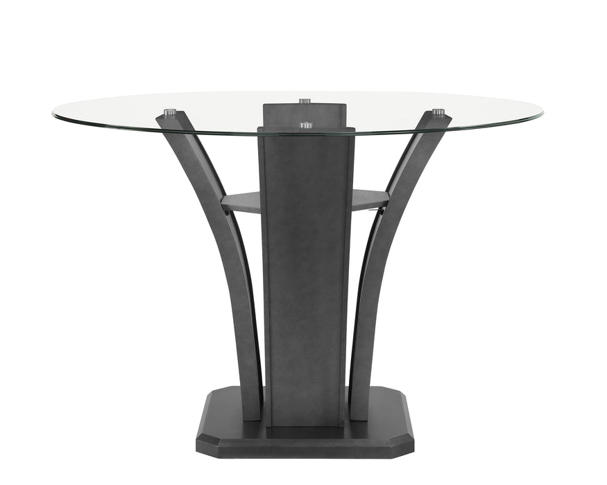 CAMELIA COUNTER HEIGHT TABLE GLASS 10MM