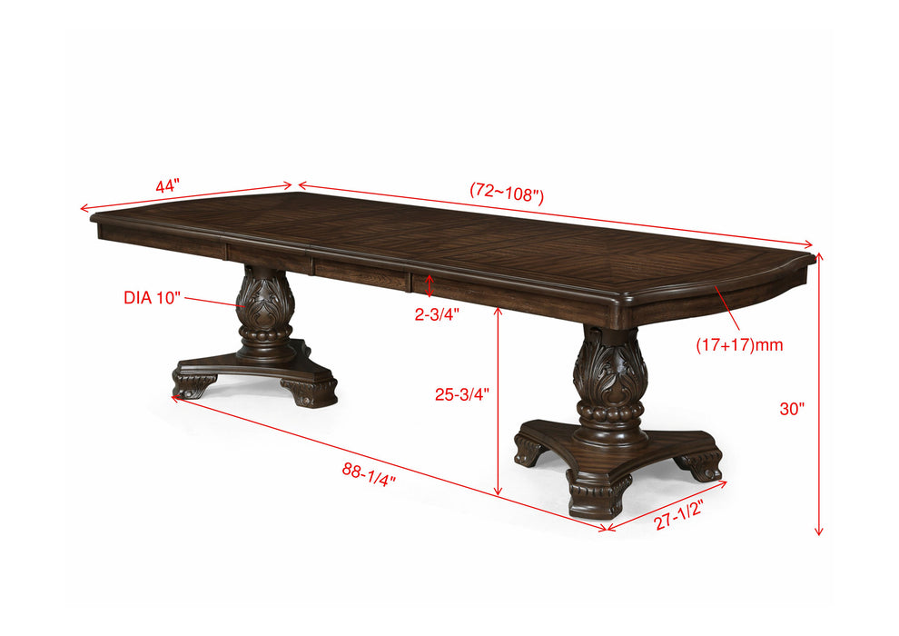 KIERA DINING TABLE PEDESTAL LEGS