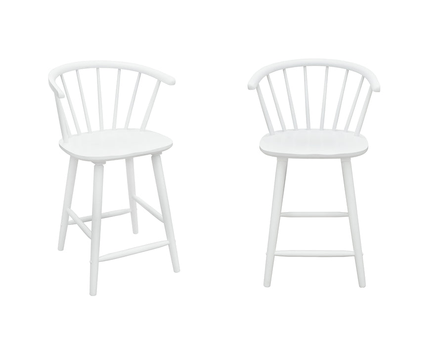 JANNA COUNTER HEIGHT STOOL-WHITE