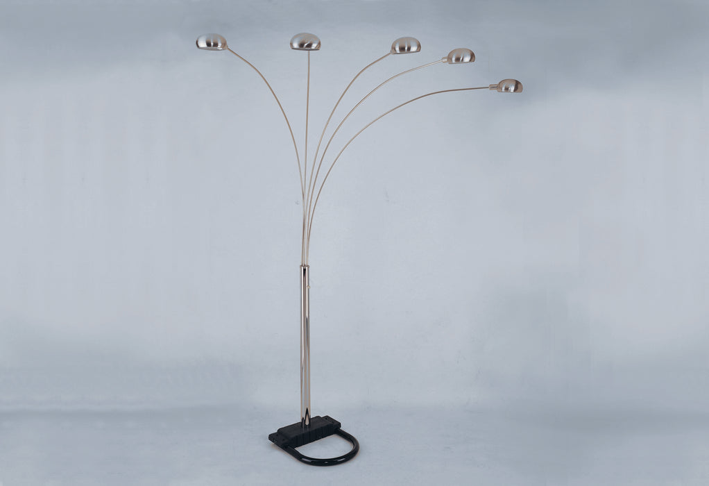PEWTER SHADE FLOOR LAMP