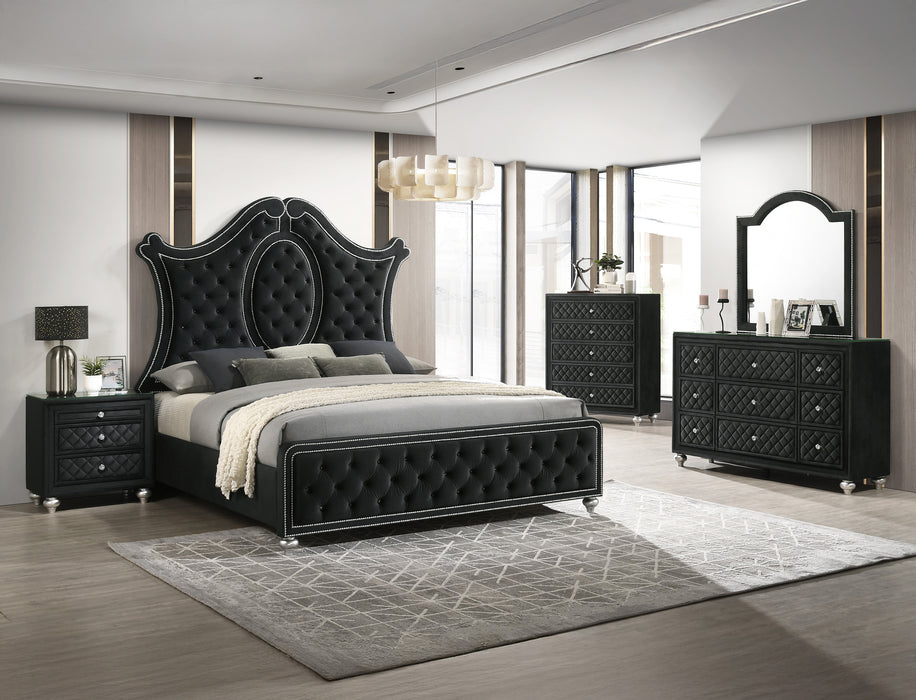 CAMEO NIGHT STAND - BLACK