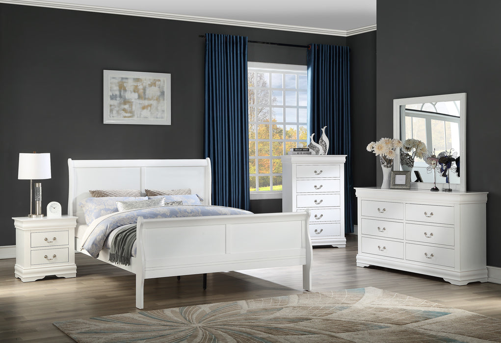 LOUIS PHILIP DRESSER WHITE
