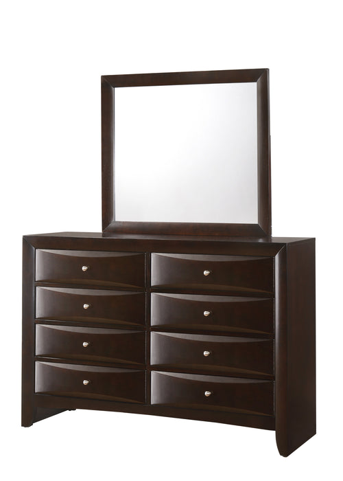 EMILY DRESSER 8 DRAWERS DARK CHERRY