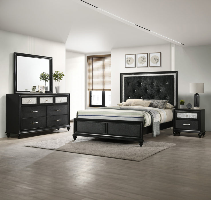 LILA DRESSER MIRROR BLACK