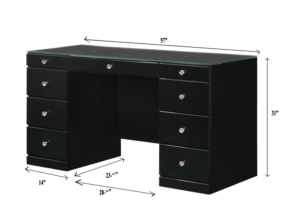 AVERY VANITY TOP BLACK