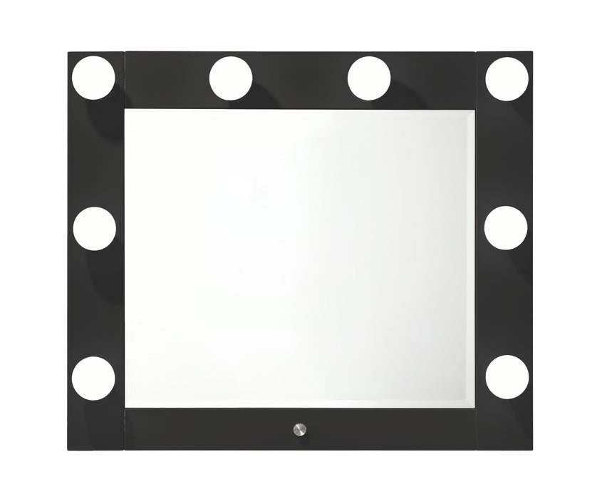 LUXO VANITY TOP W/LED BLACK