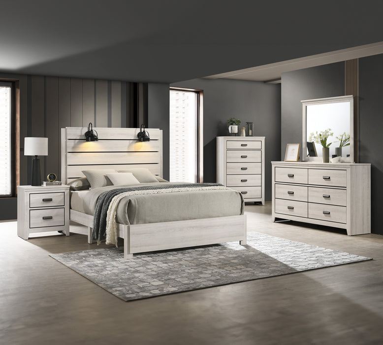 CARTER DRESSER MIRROR WHITE