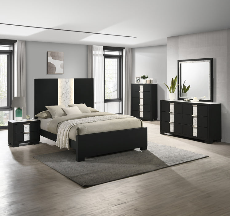 RANGLEY DRESSER MIRROR - BLACK