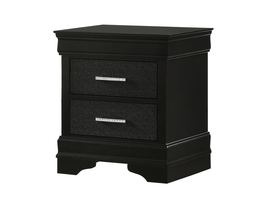 AMALIA NIGHT STAND BLACK