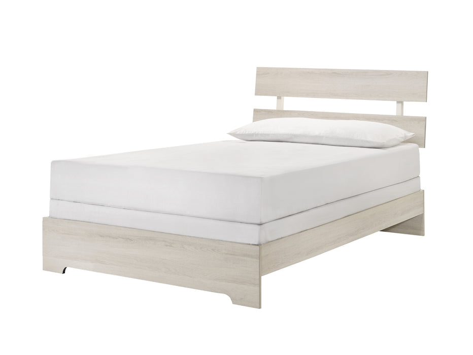 ATTICUS TWIN PLATFORM BED IN 1 BOX WHITE