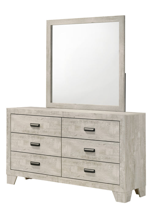 MILLIE DRESSER MIRROR-WHITE