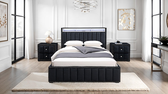 Farese - Queen Bed w/ 2 Nightstands