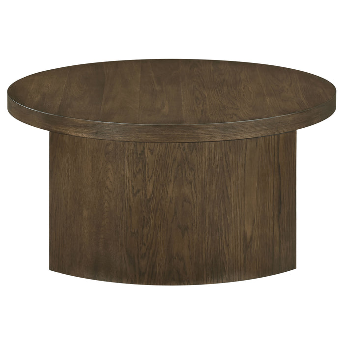 Sweeney 2-piece Coffee and End Occasional Table Set Dark Walnut