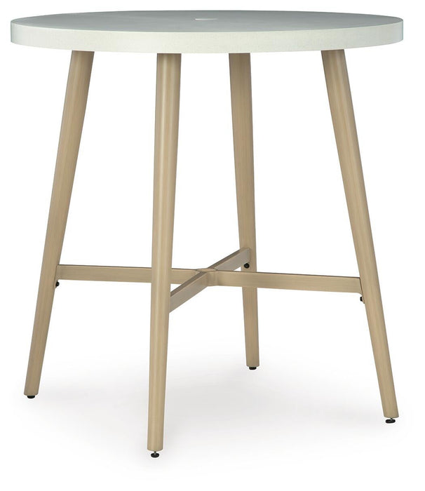 Ashley Express - Seton Creek Round Bar Table w/UMB OPT