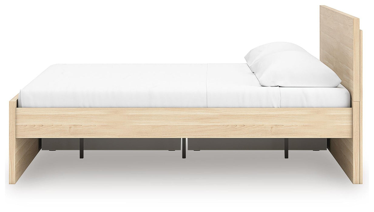 Ashley Express - Onita King Panel Platform Bed with 1 Side Storage