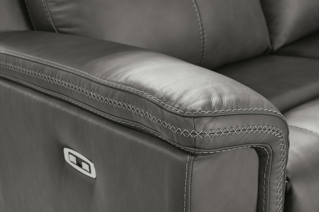 Bleckley PWR REC Loveseat/CON/ADJ HDRST
