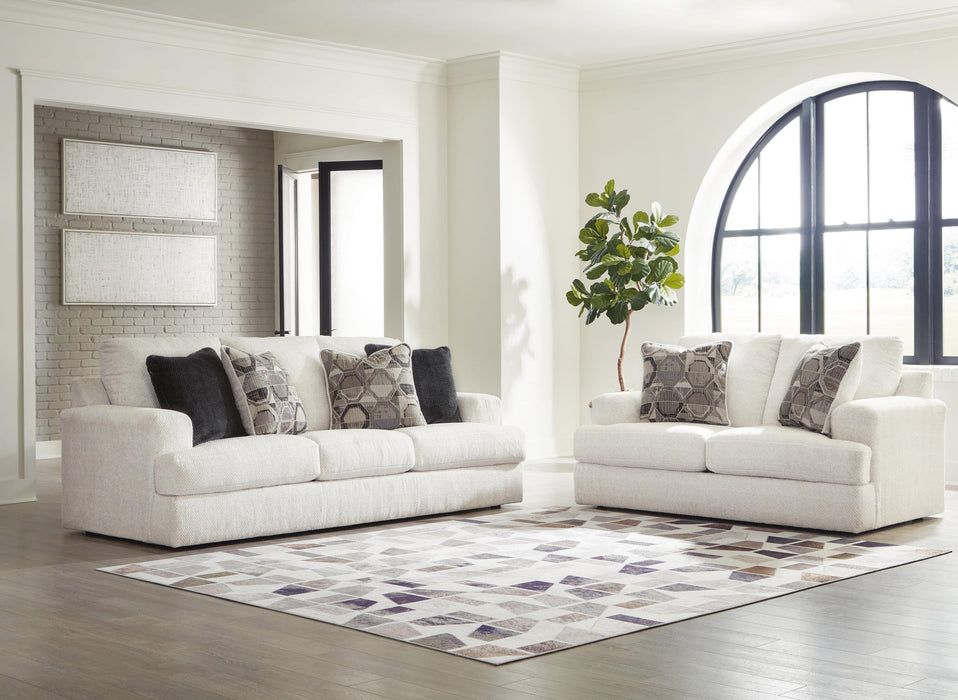 Karinne Sofa, Loveseat, Chair and Ottoman