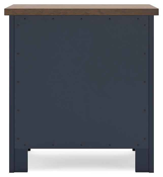 Landocken Full Panel Headboard, Dresser, Mirror, Chest and Nightstand