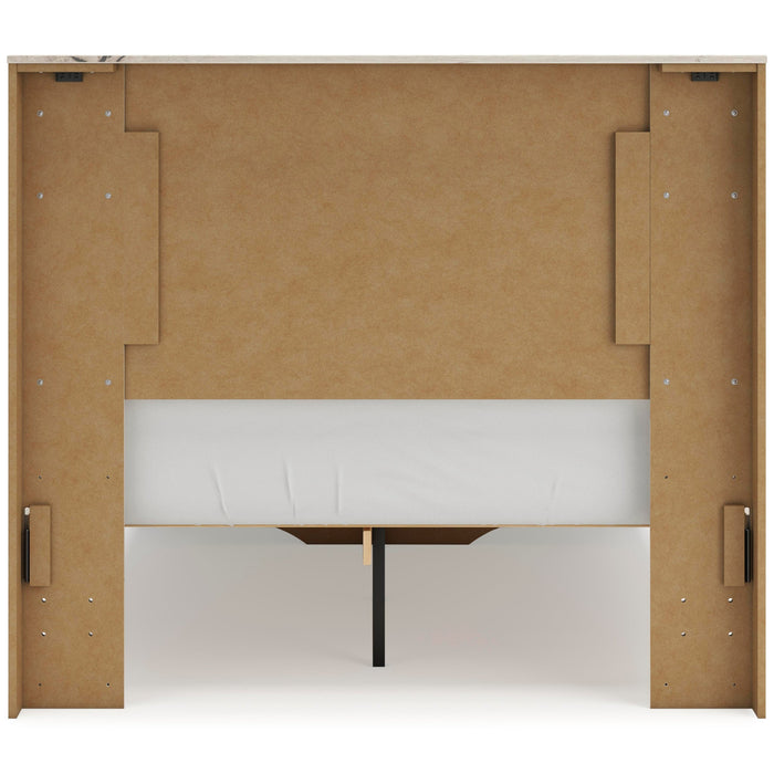 Lawroy Full Panel Headboard, Dresser, Mirror, Chest and Nightstand