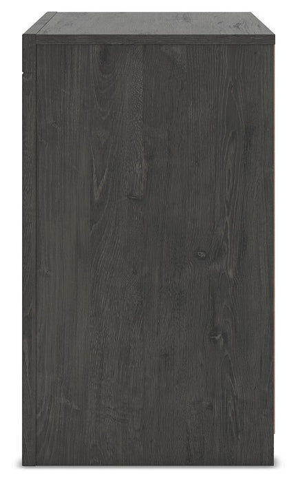 Fraluna Queen Panel Storage Bed, Dresser, Mirror and Nightstand