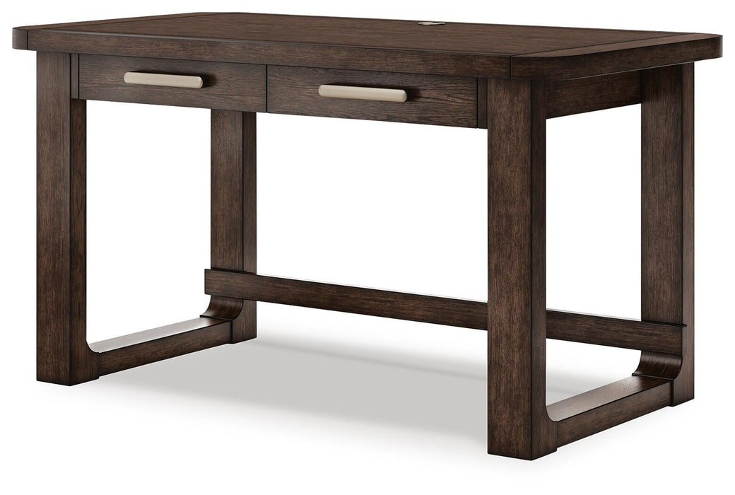 Ashley Express - Breckington Home Office Desk with Chair and Storage