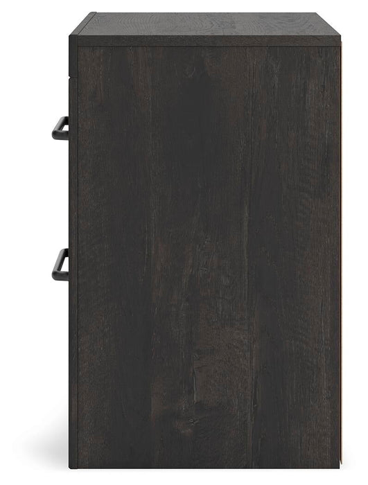 Hollivern Full Panel Storage Bed, Dresser, Mirror and Nightstand