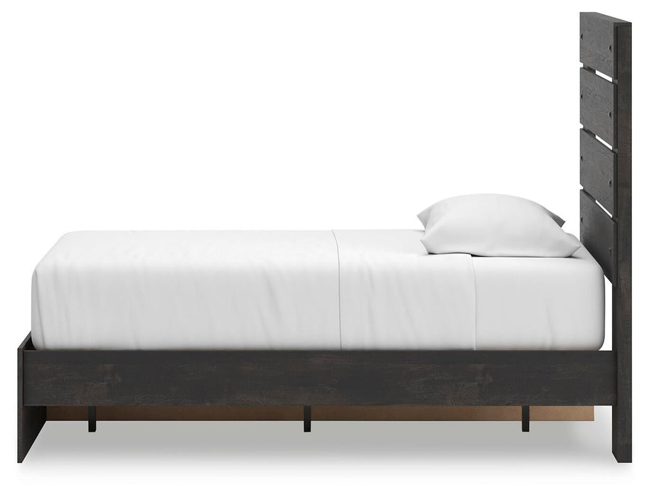 Hollivern Twin Panel Storage Bed, Dresser and Mirror