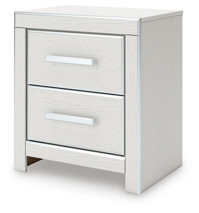 Zuraleus King Upholstered Panel Bed, Dresser, Mirror, Chest and Nightstand