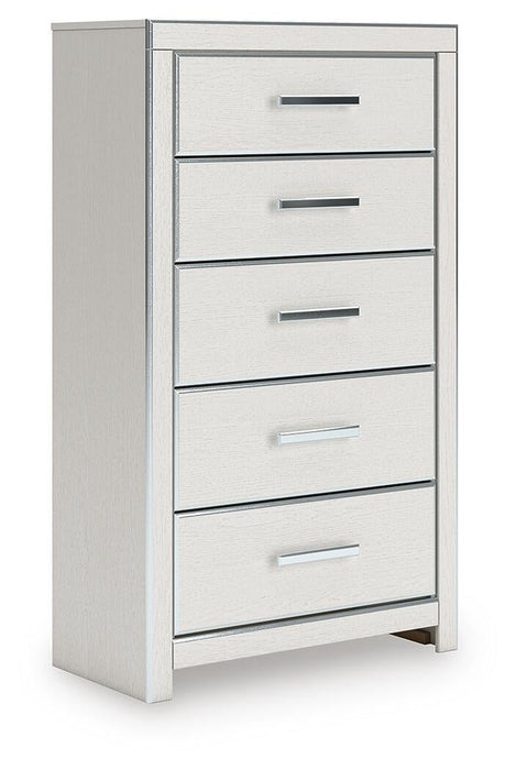 Zuraleus Queen Upholstered Panel Bed, Dresser, Mirror and Nightstand