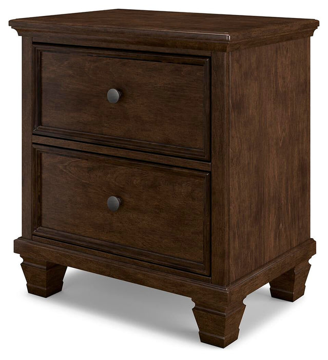 Danabrin King Panel Storage Bed, Dresser, Mirror and Nightstand
