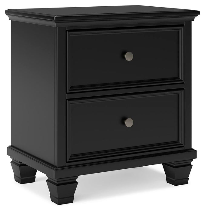 Lanolee Full Panel Storage Bed, Dresser, Mirror and Nightstand