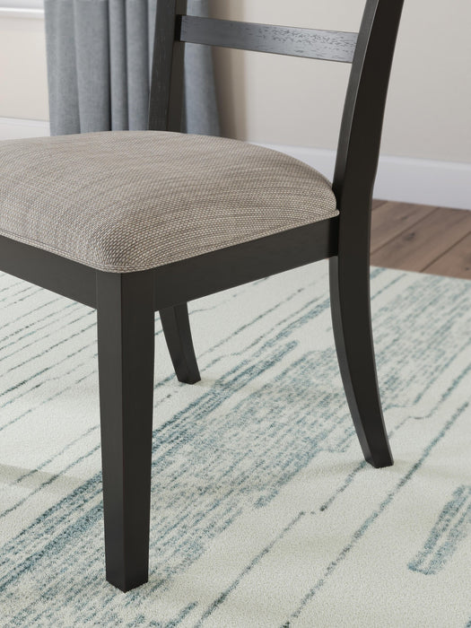 Greddinton Dining Table and 6 Chairs