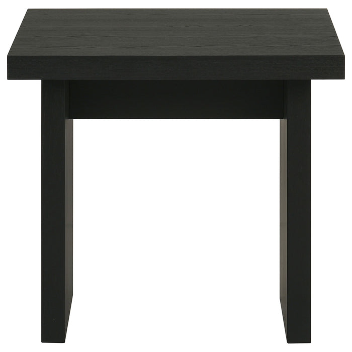 Decker 2-piece Coffee and End Table Set Black