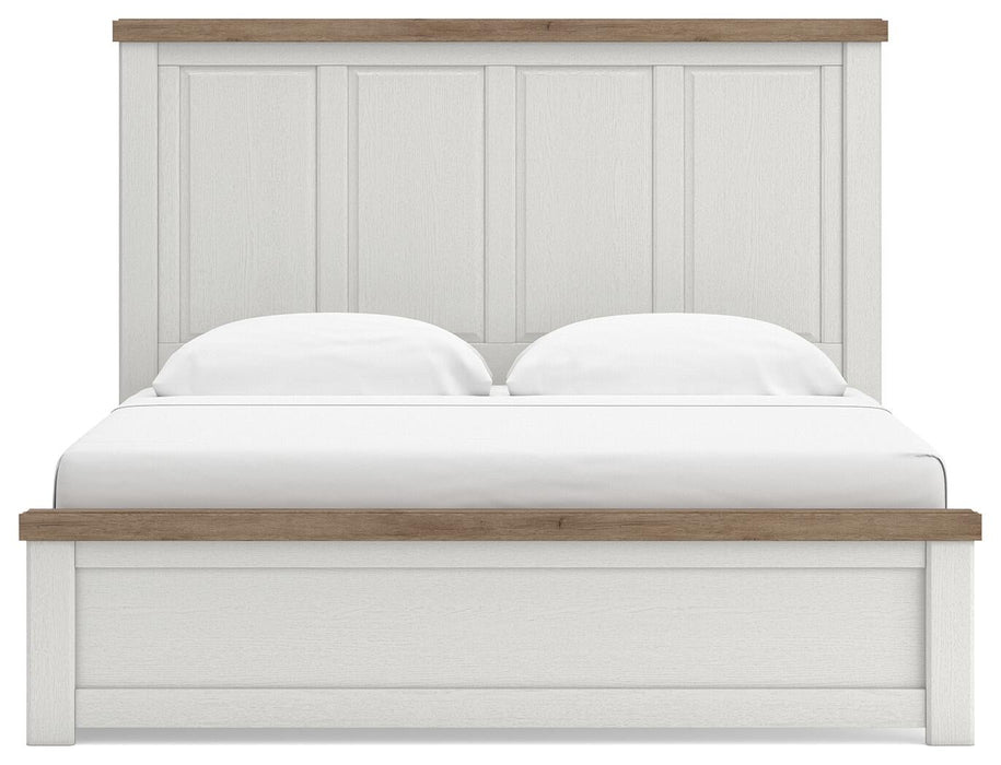 Savonport King Panel Bed with Storage, Dresser, Mirror, Chest and Nightstand