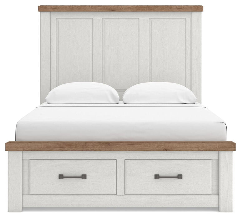 Savonport King Panel Storage Bed, Dresser, Mirror, Chest and Nightstand