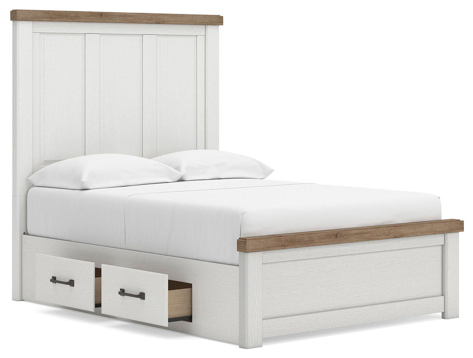 Savonport Full Panel Bed with Storage