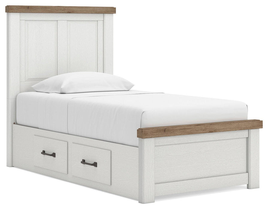 Ashley Express - Savonport Twin Panel Bed with Storage
