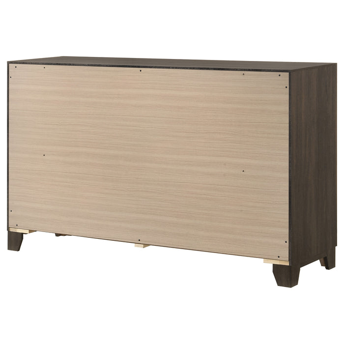 Farre 6-drawer Dresser Dark Brown