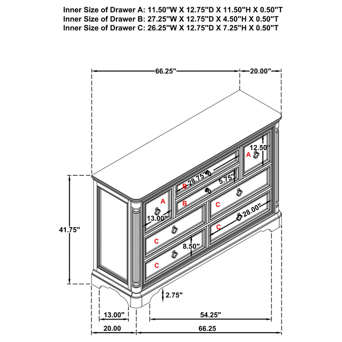 Cresswell 5-piece Eastern King Storage Bedroom Set Weathered Taupe