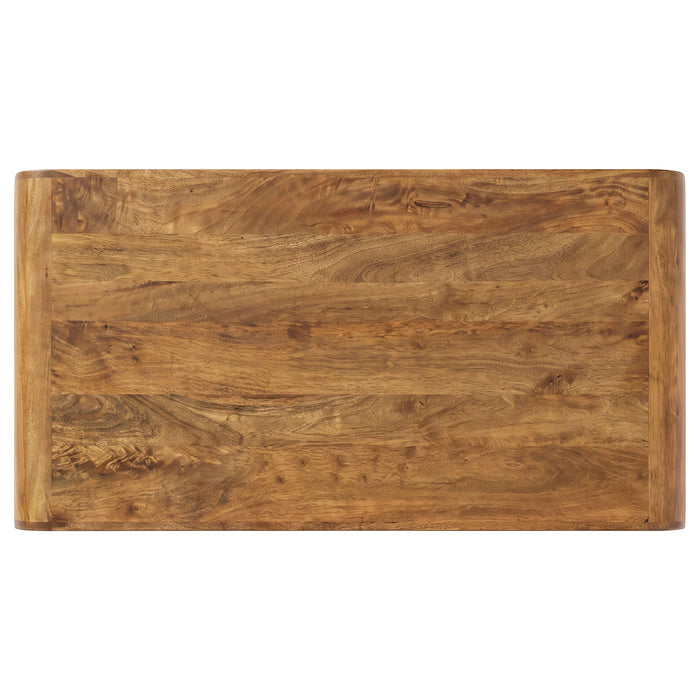 Booker Rectangular Mango Wood Coffee Table Natural