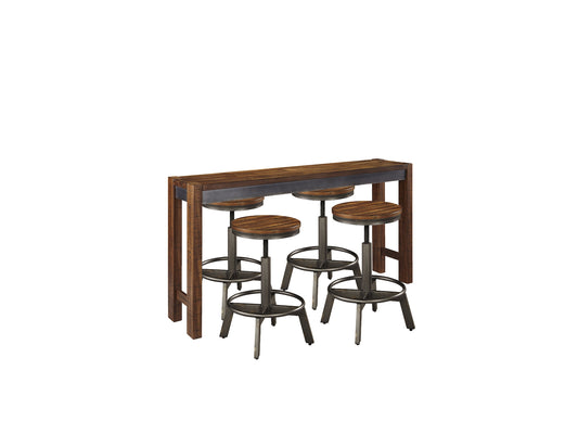 Ashley Express - Torjin Counter Height Dining Table and 4 Barstools