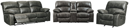 Dunwell Sofa, Loveseat and Recliner