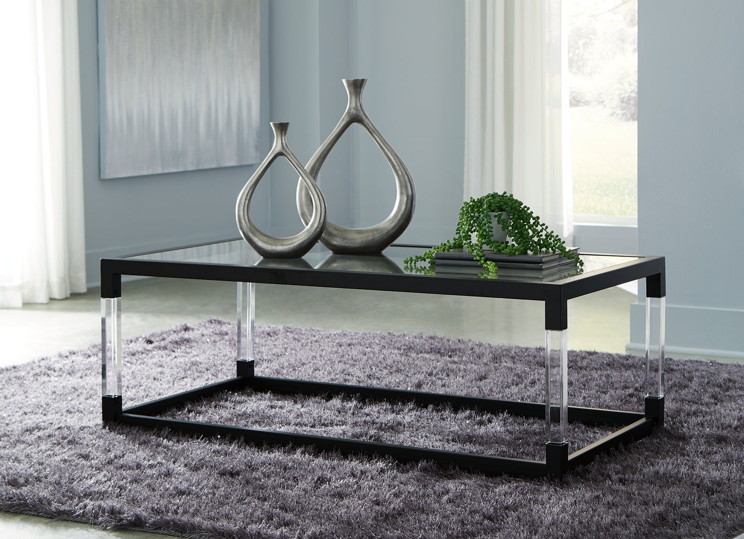 Ashley Express - Nallynx Coffee Table with 2 End Tables
