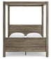 Ashley Express - Shallifer Queen Canopy Bed with Dresser