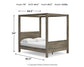 Ashley Express - Shallifer Queen Canopy Bed with Dresser