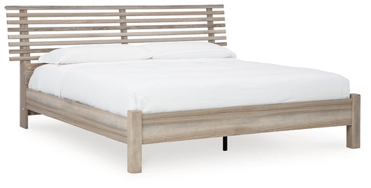 Hasbrick King Slat Panel Bed