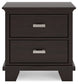 Covetown Two Drawer Night Stand